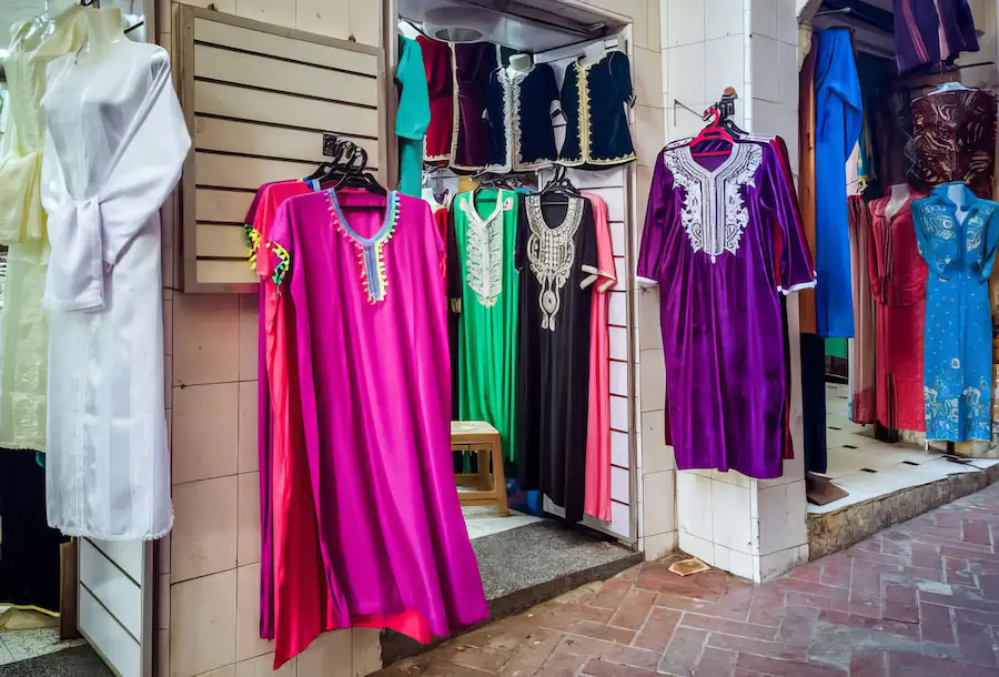 Women modest and stylish outfit for Marrakech Medina