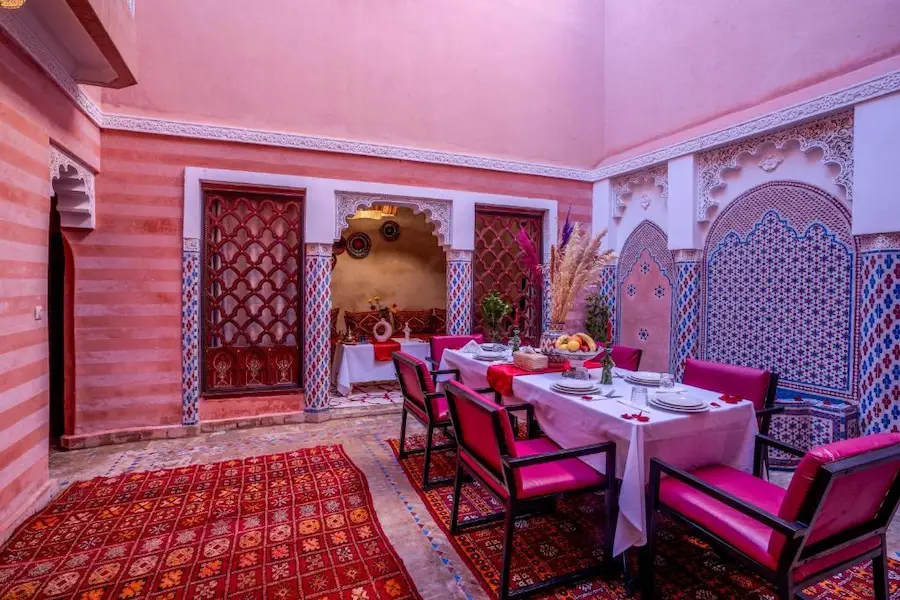Riad Le Graff Pink in Medina (7 min walk to Ben Youssef Madrasa)